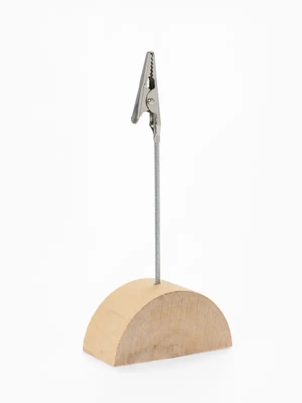 Подставка под ценник, фото &laquo;Прищепка&raquo;, с зажимом, 2.5&times;2.5&times;11 см, цвет серебро