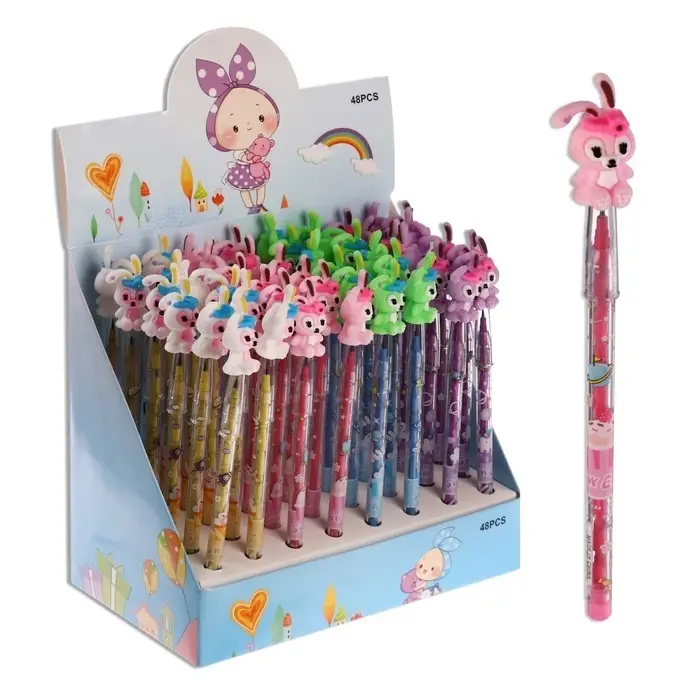 Карандаш-прикол секционный Calligrata &laquo;Зайка&raquo;, НВ, МИКС