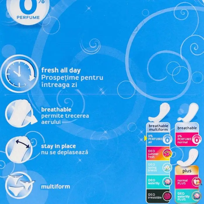 Ежедневные прокладки Discreet Air Multiform, 60 шт.