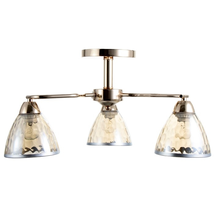 Люстра Люстра "Донна" 3хЕ27 40Вт золото 56х56х22 см BayerLux