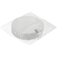 Тарелка одноразовая d-205мм, 2-х секционная белая, ПС 100шт/уп