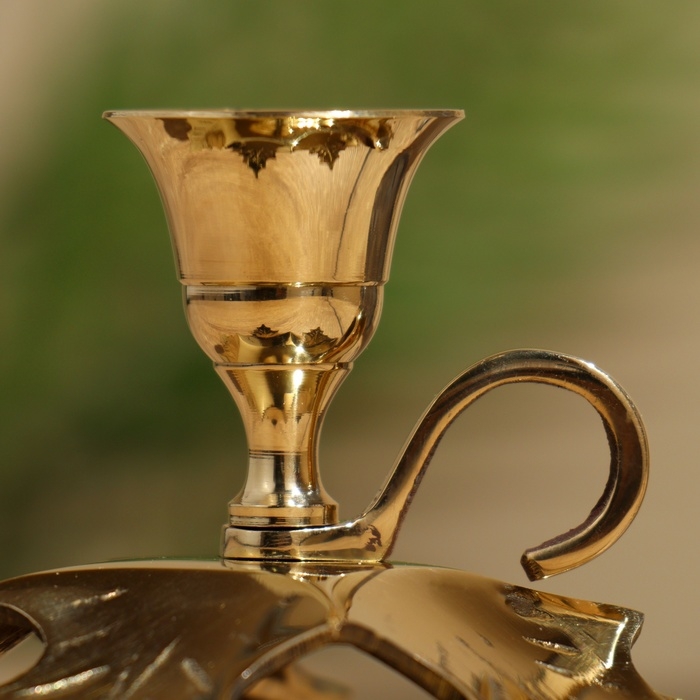 Подсвечник Подсвечник "Ливс" 7 см, латунь