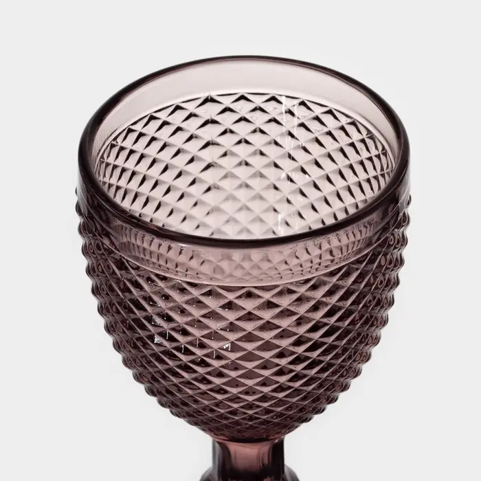 Бокалы для вина Magistro &laquo;Вилеро&raquo;, 280 мл, 8&times;15.5 см, набор 2 шт., стекло, розовые