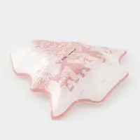 Блюдо сервирочоное ёлочка "Новогодние забавы" 17,7х18,5х3,5 см