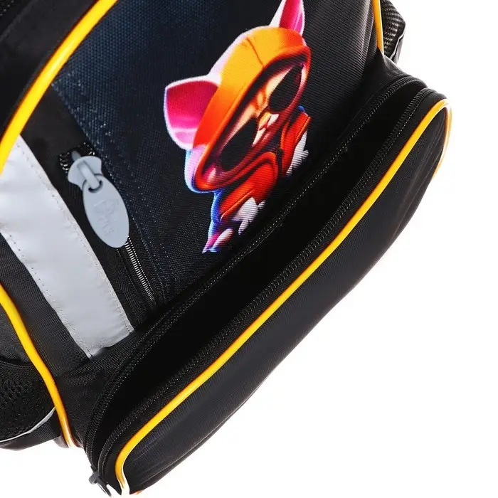 Рюкзак школьный, эргономичная спинка, 37&times;26&times;13 см &laquo;Крутой кот&raquo;