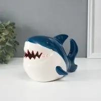 Копилка для денег &laquo;Акулёнок&raquo;, керамика, 12.6&times;19&times;11.5 см