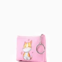 Кошелёк детский Cats, монетница, на молнии 10.5&times;2.5&times;8 см, с принтом, МИКС
