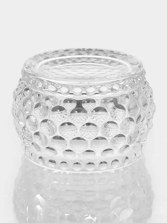 Конфетница с крышкой "Икринка" 7,5х9,5 см, прозрачная Конфетница с крышкой "Икринка" 7,5х9,5 см, прозрачная