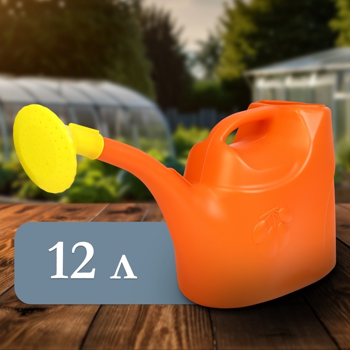 Лейка, 12 л, с рассеивателем, носик d = 30 мм, цвет МИКС Лейка, 12 л, с рассеивателем, носик d = 30 мм, цвет МИКС