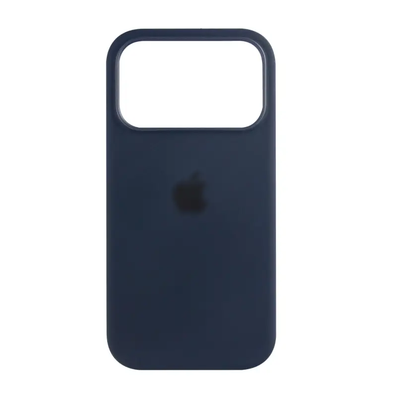 Чехол iPh 17 Pro Silicon Case 100% ORG (MagSafe + анимация NFC Clear) c LOGO Midnight