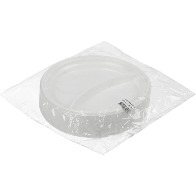 Тарелка одноразовая d-205мм, 2-х секционная белая, ПС 100шт/уп