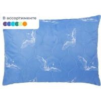 Подушка Лебяжий пух Полезные 50х70,полиэфир.волок./полиэс. в скрутке,258/1