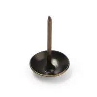 Гвозди ТУНДРА, декоративные, обивочные, 10&times;18.5 мм, бронза, 100 шт.