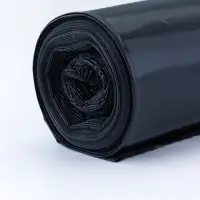 Мешки для мусора 100 л, 50 мкм, ПВД, в рулоне, 10 шт., чёрные