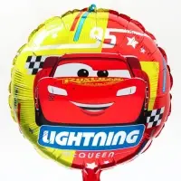 Шар воздушный «Молния», 18 дюйм, фольгированный, Тачки Шар воздушный «Молния», 18 дюйм, фольгированный, Тачки