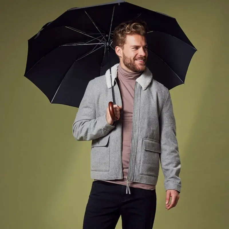 Зонт складной Magnum Auto, черный