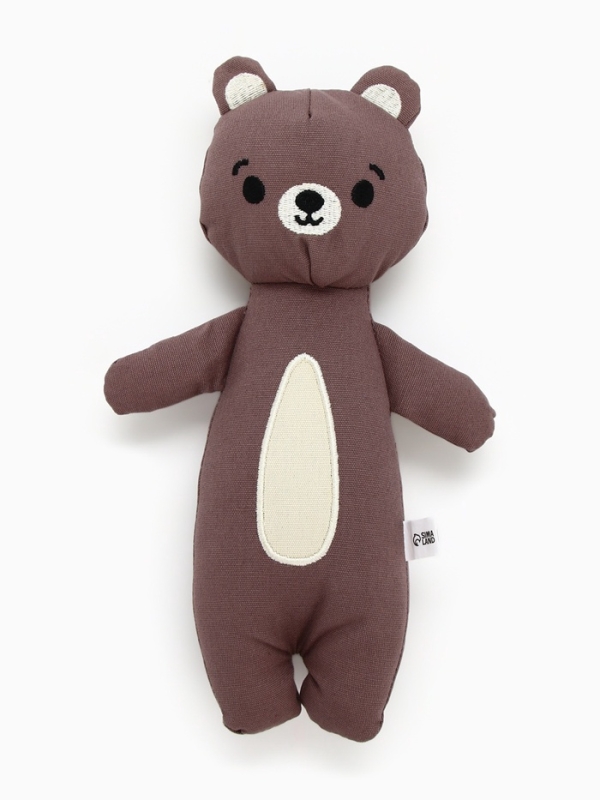 Игрушка для собак с пищалкой  Игрушка для собак с пищалкой "Мишка" из текстиля, 12*25 см