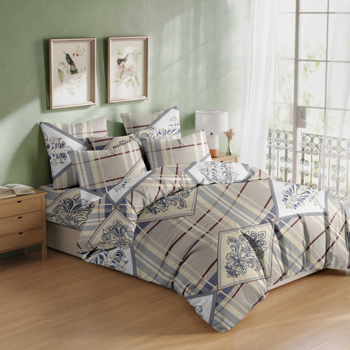 Постельное бельё 2сп диз UB-33 175х215см, 180х215см, 70х70см 2шт бязь 120 г/м, хлопок 100% Постельное бельё 2сп диз UB-33 175х215см, 180х215см, 70х70см 2шт бязь 120 г/м, хлопок 100%