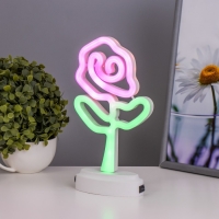 Ночник "Цветок" LED USB 13х5.4х24 см RISALUX