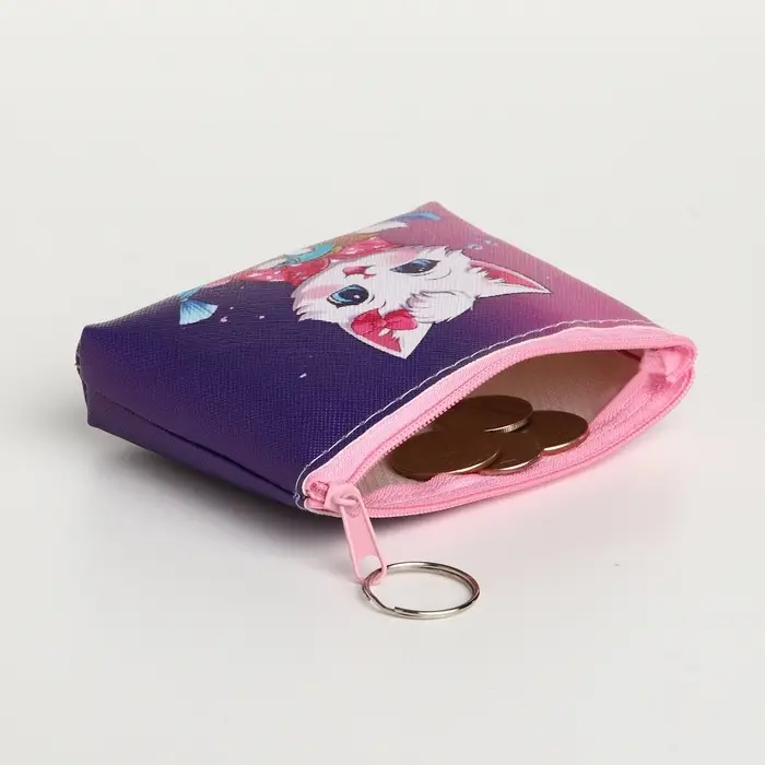 Кошелёк детский &laquo;Котята&raquo; Выбражулька, маленький, монетница, МИКС