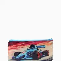 Косметичка-пенал на молнии &laquo;Спорткар&raquo;, разноцветная