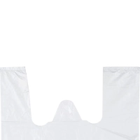 Пакет-майка ПНД 24+12х44 12мкм 90 шт./уп. Белая Эконом