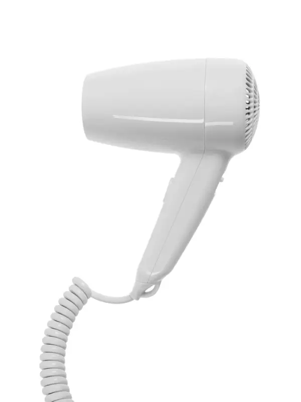 Фен LGE-006, 1300 Вт, настенный, 2 скорости, крепление, белый