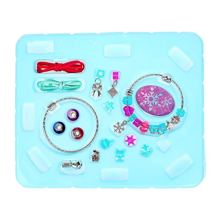 Набор для творчества &laquo;Студия украшений&raquo;, 26 предметов, колье, браслет, 5+