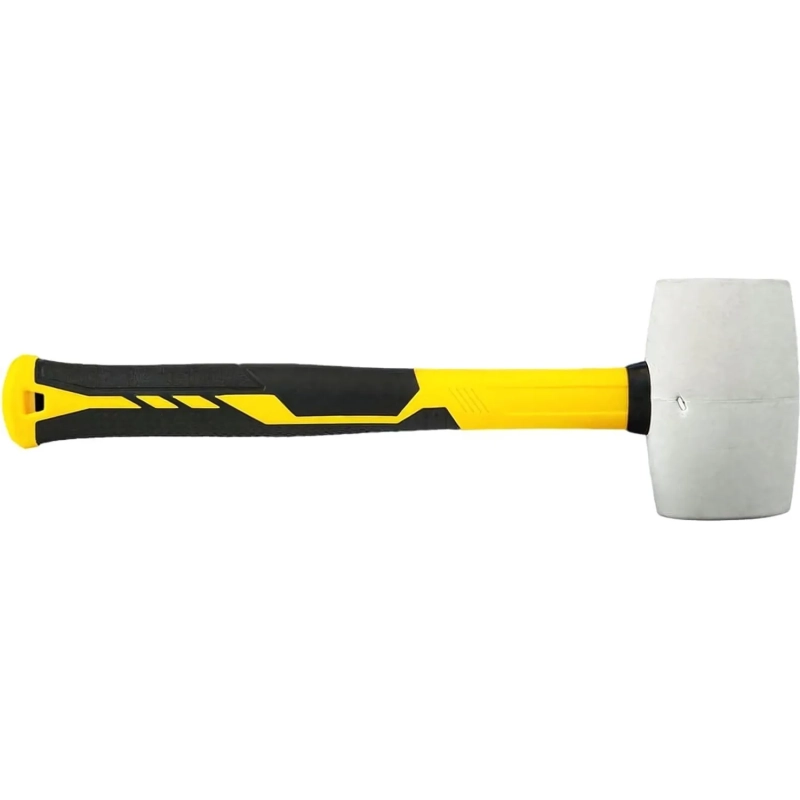 Киянка 450 г. белая, фиберглассовая рукоятка, BERGER BG1526