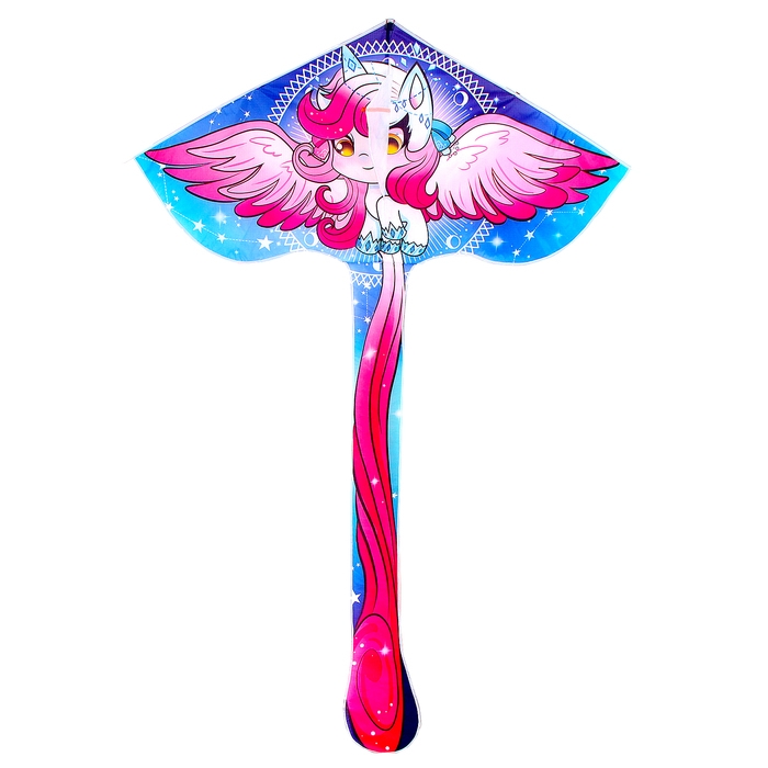 Воздушный змей «Единорог», цвета МИКС Воздушный змей «Единорог», цвета МИКС