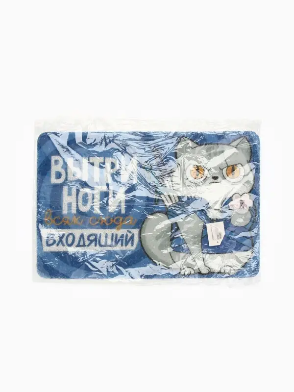 Коврик придверный &laquo;Вытри ноги&raquo;, 38&times;58 см