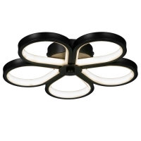 Светильник 2515/5 LED 20Вт 4000К чёрный d.30 см BayerLux