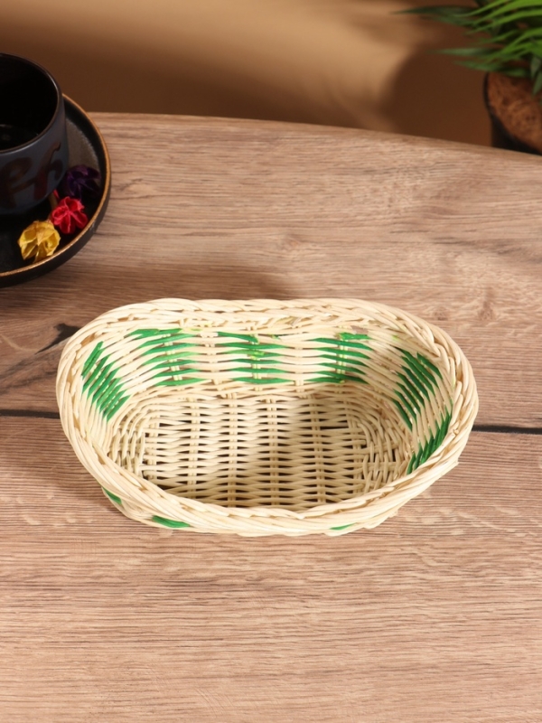 Корзина плетеная 22x14x8 см, ротанг