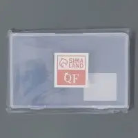 Бокс универс с крышкой 1секц 17,4*10,8*2,6см прозрач пакет накл QF