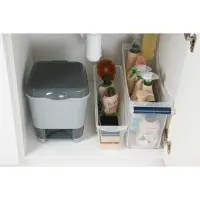 Контейнер для мусора с педалью, 8 л, 24&times;25.5&times;29.5 см, пластик, серый