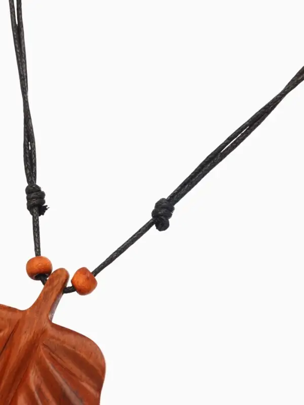 Кулон &laquo;Лист&raquo;, дерево соно