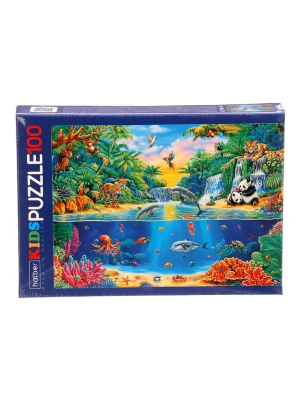 Пазл 100 эл. "Путешествие в тропики" 230Х165мм 100ПЗ5_34991