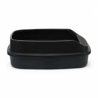 Туалет Айша XL с бортом 64&times;44&times;21 см серый FIX
