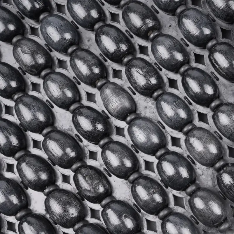 Накидка массажная AVS M2410BP-BL (большая с поддержкой) шарики (Черный), 1 шт.