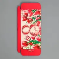 Коробка для шоколада, кондитерская упаковка, &laquo;8 Марта&raquo;, 17.3&times;8.8&times;1.5 см