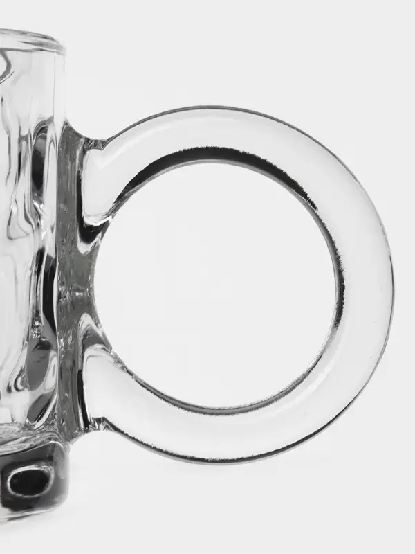 Кружка Доляна &laquo;Крис&raquo;, 300 мл, 13.5&times;8.6 см, стекло, прозрачная