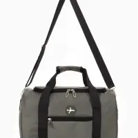 Сумка дорожная &laquo;Самолёт&raquo;, 1 карман, регулирующийся ремень, 39&times;20&times;25 см, зелёная