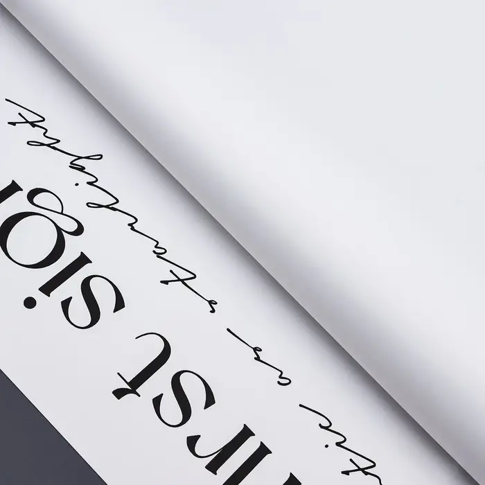 Пленка для цветов матовая, «Любовь», 58×58 см, белый Пленка для цветов матовая, «Любовь», 58×58 см, белый