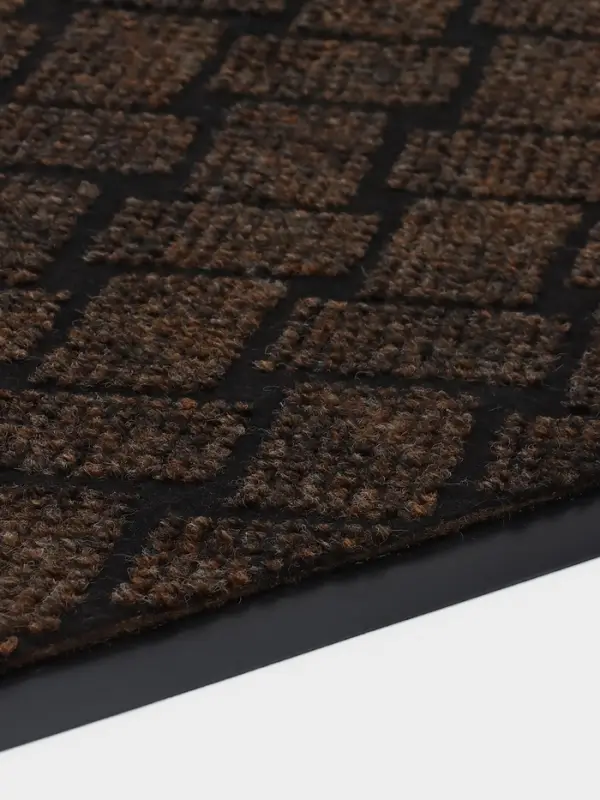 Коврик придверный влаговпитывающий &laquo;Крафт&raquo;, 50&times;80 см, коричневый МИКС