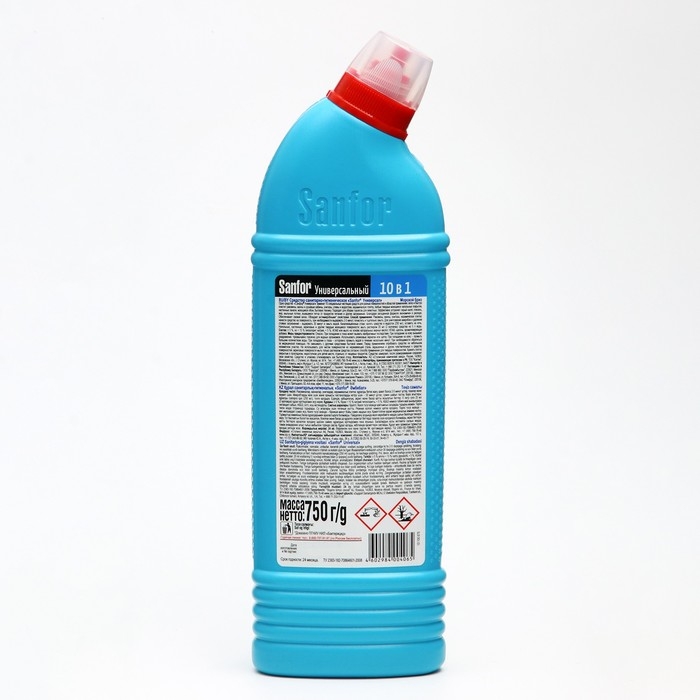 Универсал антимикробный гель  Универсал антимикробный гель "Sanfor" Морской бриз, 750мл