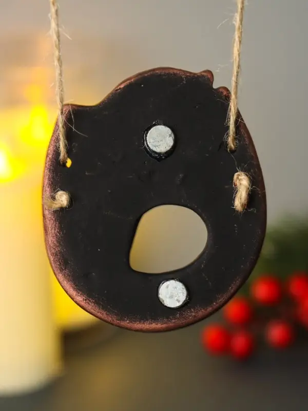 Магнит "Подкова Лошадь" 6.8х8.4 см, бронза