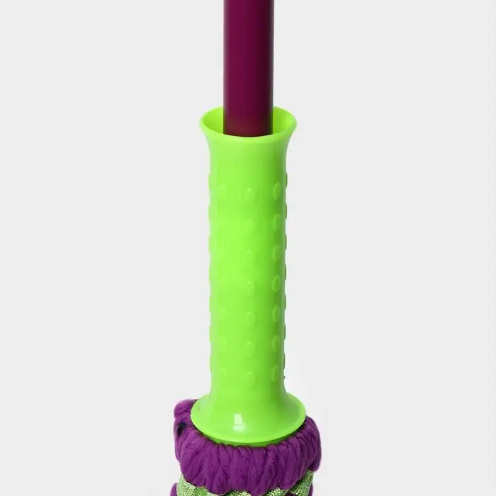 Швабра с отжимом Доляна, насадка из микрофибры, металлическая ручка 117 см