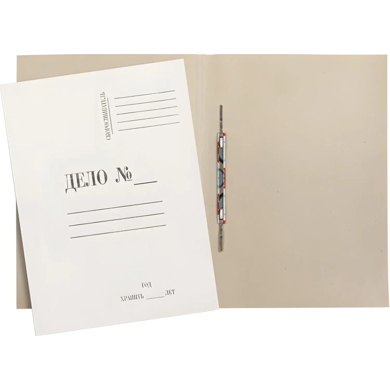 Скоросшиватель картон. ДЕЛО 440г/м2 мелованн 20шт/уп 1496206,1496177