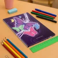 Дневник школьный для 1-11 классов, &laquo;Бабочки. Неон ?&raquo;, твёрдая обложка 7БЦ, глянцевая ламинация, 40 листов