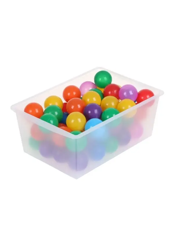 Контейнер универсальный для хранения с крышкой, объём 30 л, цвет прозрачно-матовый